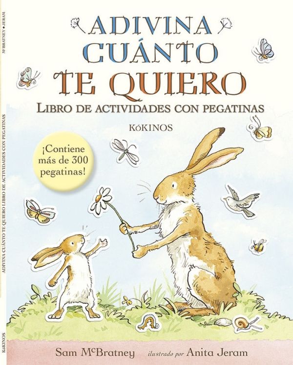 LIBRO ACTIVIDADES CON PEGATINAS ADIVINA CUANTO TE QUIERO