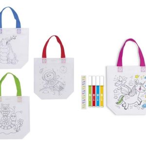 BOLSA PARA COLOREAR+4 ROTULADORES