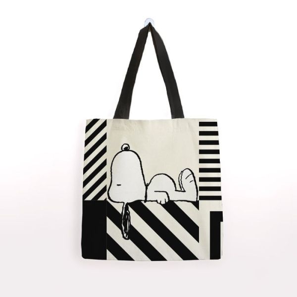 BOLSA ALGODON SNOOPY MEDIANA