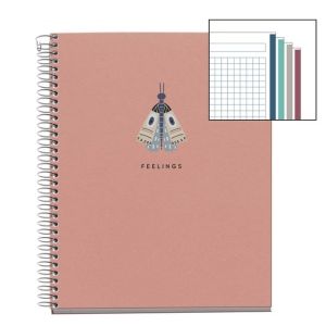 CUADERNO A5 ROSA NATURALLY