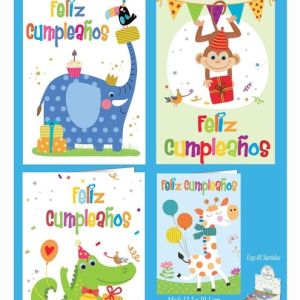 POSTAL INFANTIL ANIMALES