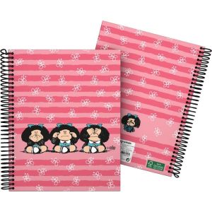 CUADERNO A5 CUADROS MAFALDA SABIDURIA