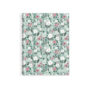 CUADERNO ANILLAS MINT FLOWER