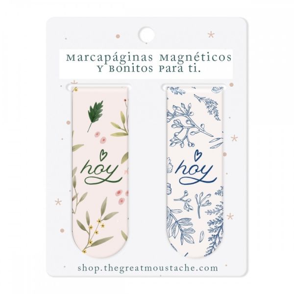 PACK 2 MARCAPAGINAS MAGNETICOS