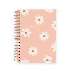 CUADERNO A5 FLORAL PINK PUNTOS