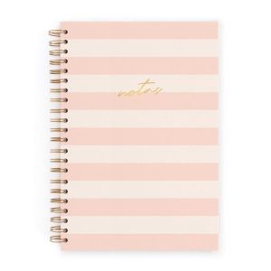 CUADERNO L RAYAS PINK HOJA BLANCA (LISA)