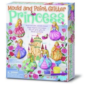 JUEGO 4M MOLDEA Y PINTA PRINCESAS