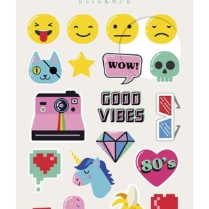 SET STICKERS GOOD VIBES