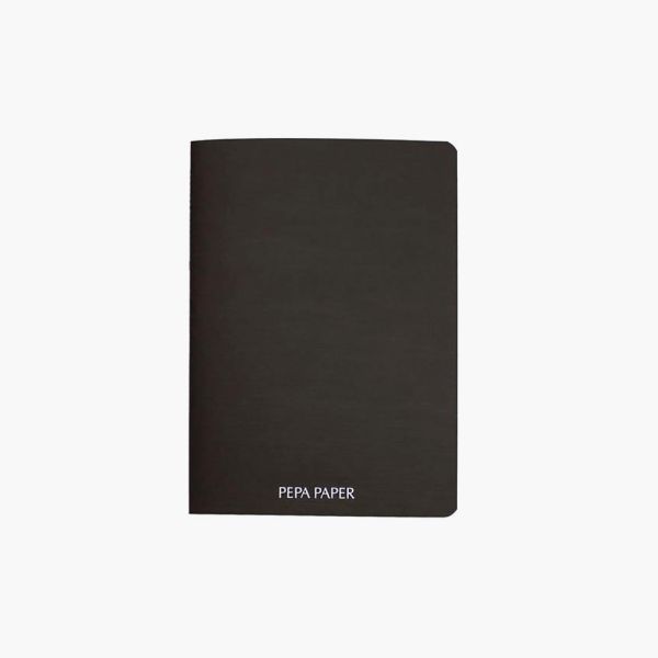 LIBRETA COSIDA A6 CARTULINA CAFE