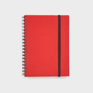 LIBRETA TELA A6 WYRO ROJO