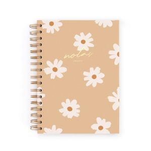 CUADERNO A5 FLORAL LATTE PUNTOS