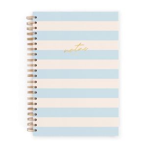 CUADERNO L RAYAS AZUL HOJA BLANCA LISA