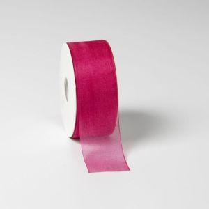 CINTA ORGANZA FUCSIA