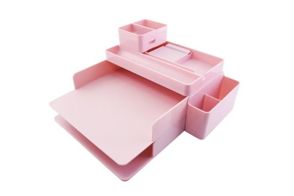 ORGANIZADOR MULTIUSOS ANTIDESLIZANTE ROSA