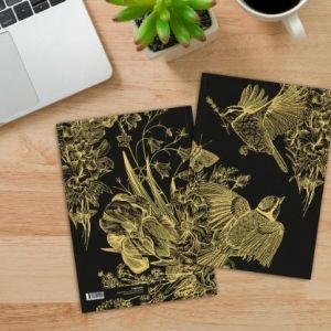 CUADERNO GOLDEN BIRDS