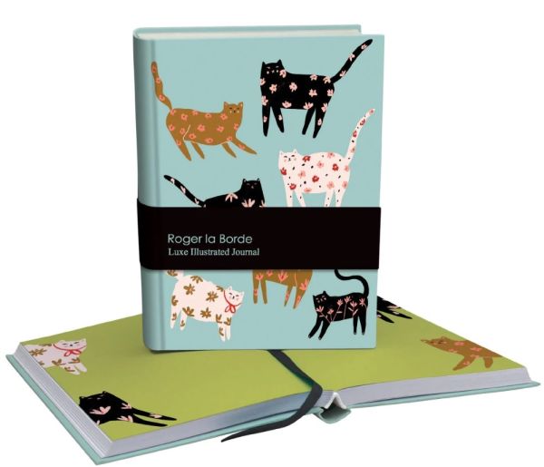 CUADERNO ILUSTRADO CINNAMON BLUE CATS