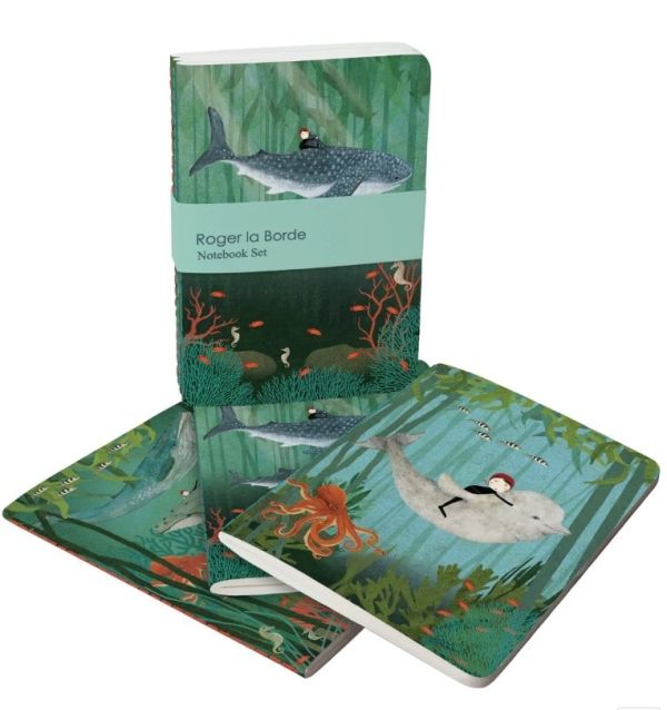 TRIO CUADERNOS A6 WHALE SONG