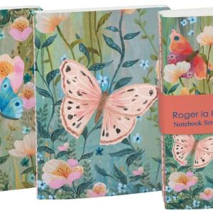 TRIO CUADERNOS A6 DREAMLAND BUTTERFLIES