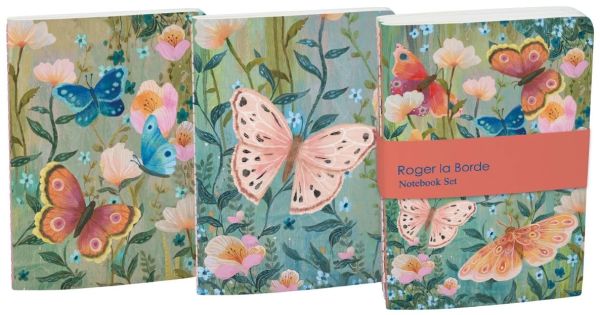 TRIO CUADERNOS A6 DREAMLAND BUTTERFLIES