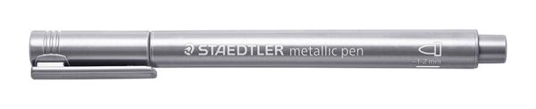 ROTULADOR STAEDTLER METALLIC PLATA