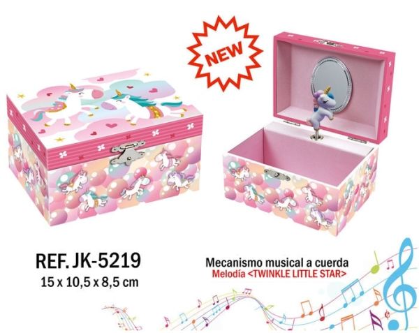 JOYERO MUSICAL UNICORNIO