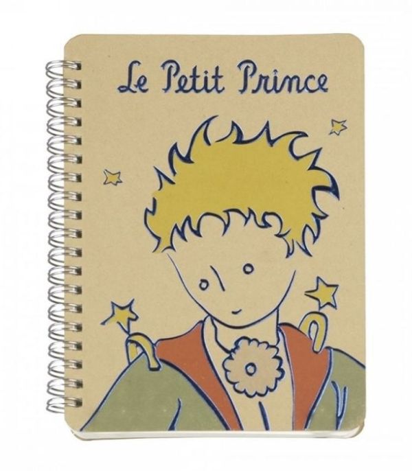 CUADERNO ANILLAS A5 EL PRINCIPITO RELIEVE