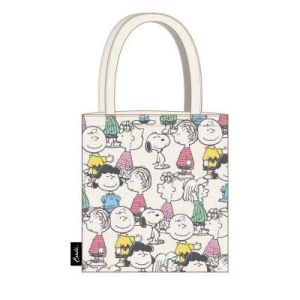 BOLSA DE TELA ALGODON SNOOPY Y SUS AMIGOS