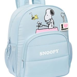 MOCHILA ESCOLAR ADAP. CARRO SNOOPY