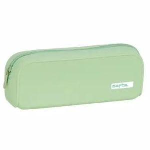 ESTUCHE PORTATODO SILICONA CUADRADO VERDE SAFTA