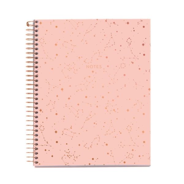 CUADERNO ANILLAS A5 CUADROS ROSE GOLD