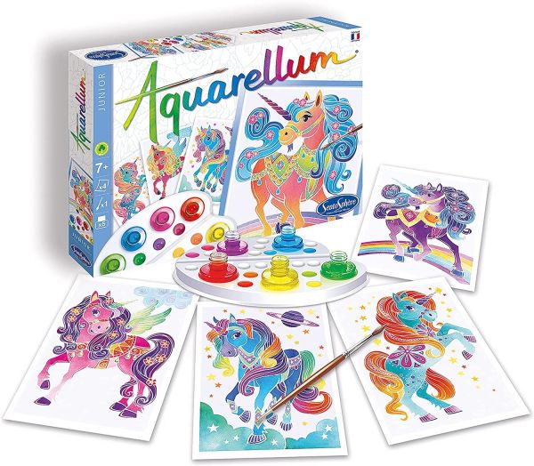 JUEGO SENTOSPHERE AQUARELLUM UNICORNIOS