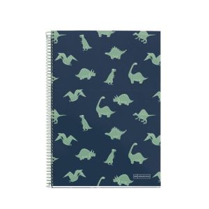 CUADERNO ESPIRAL A4 DINOWORLD