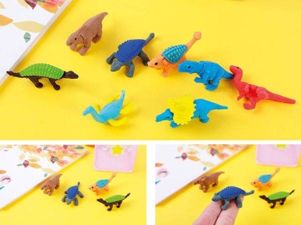 PACK 2 GOMAS DE BORRAR DINOSAURIOS