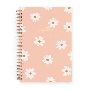 CUADERNO L FLORAL PINK PUNTOS