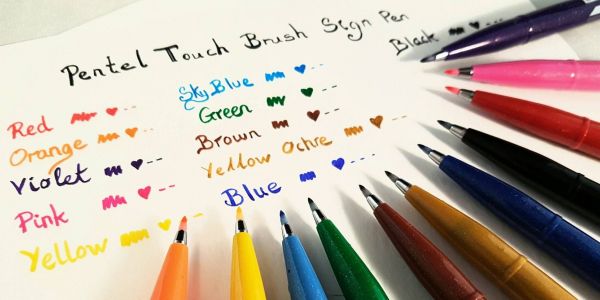 ROTULADOR PENTEL TOUCH AZUL