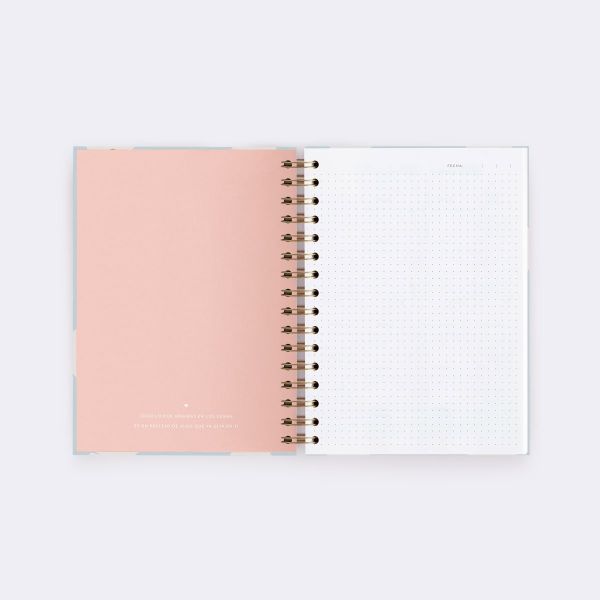 CUADERNO A5 FLORAL BLUE