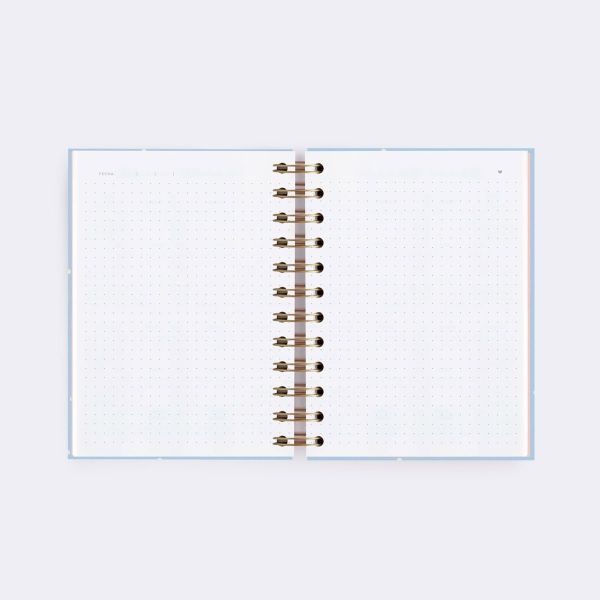 CUADERNO MINI AZUL CALMA PUNTOS