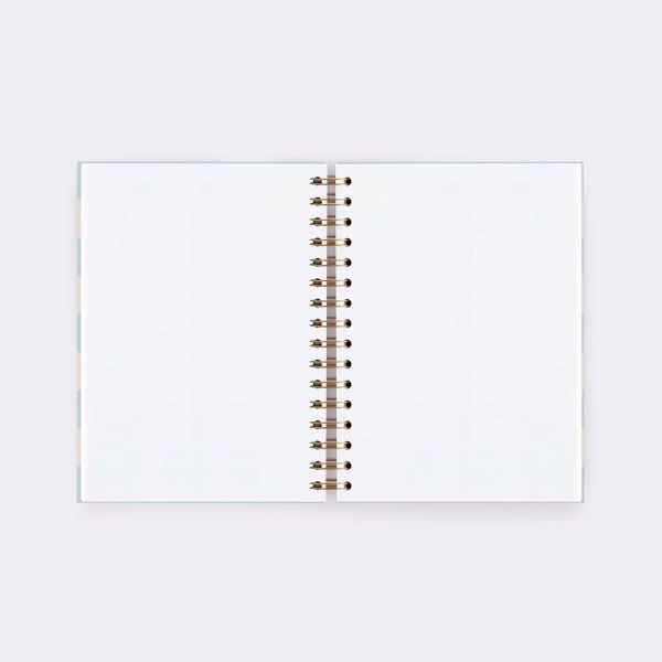 CUADERNO A5 RAYAS AZUL