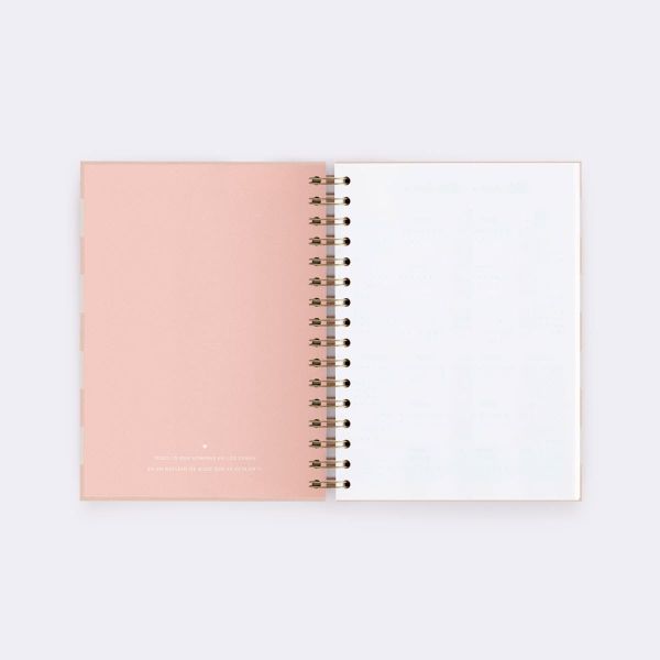 CUADERNO A5 RAYAS PINK