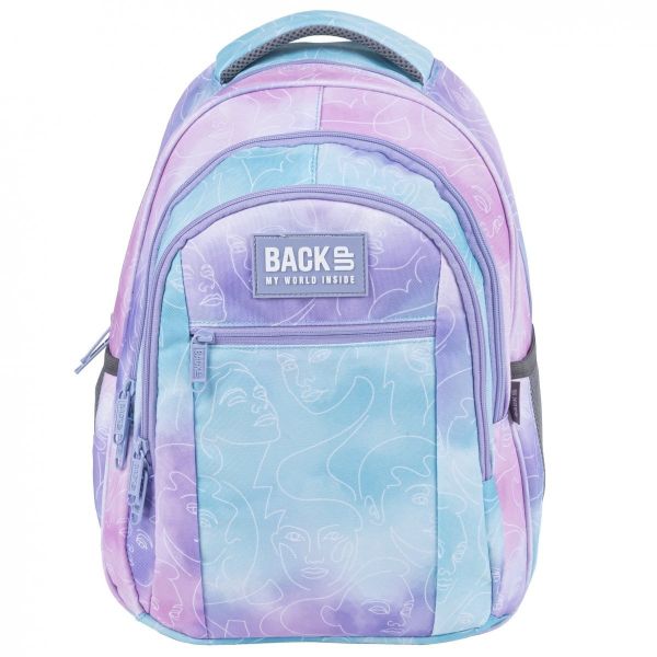 MOCHILA JUVENIL BACK UP PASTEL DIBUJOS