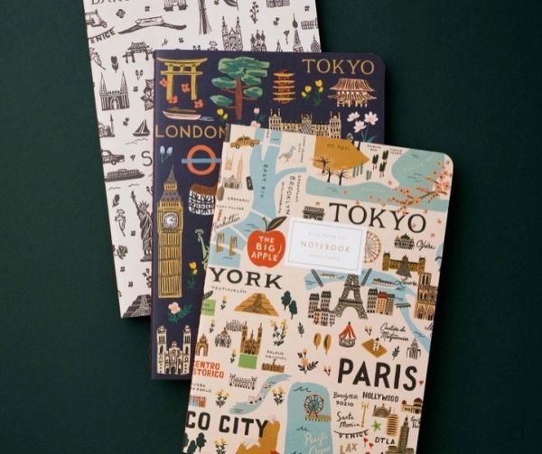 SET DE 3 CUADERNOS BON VOYAGE