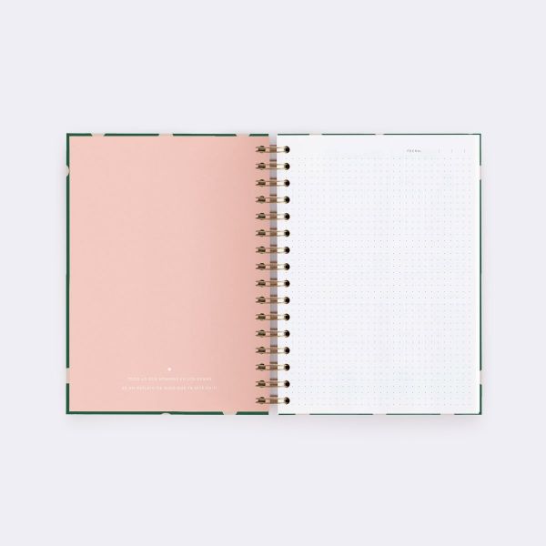 CUADERNO A5 BOSQUE PUNTOS