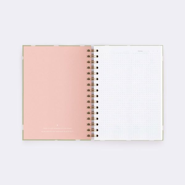 CUADERNO A5 MATCHA PUNTOS