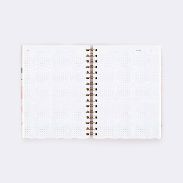 CUADERNO A5 TULIPANES PUNTOS