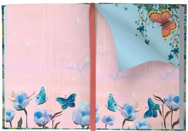 CUADERNO ILUSTRADO NC BUTTERFLIES