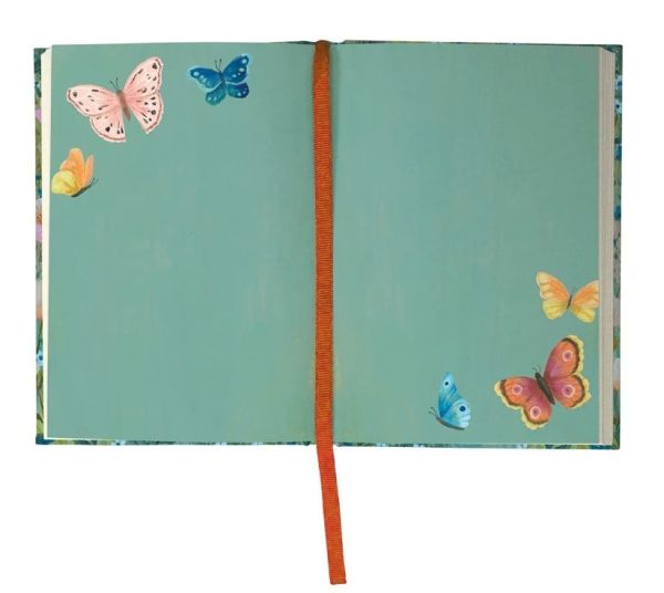 CUADERNO ILUSTRADO NC BUTTERFLIES