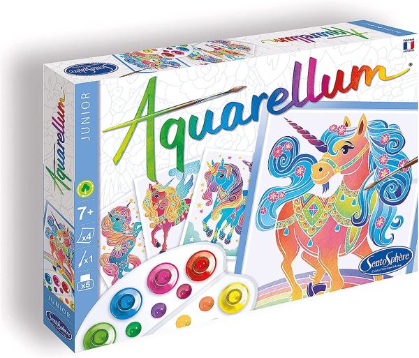 JUEGO SENTOSPHERE AQUARELLUM UNICORNIOS