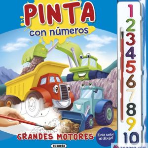 PINTA CON NUMEROS GRANDES MOTORES