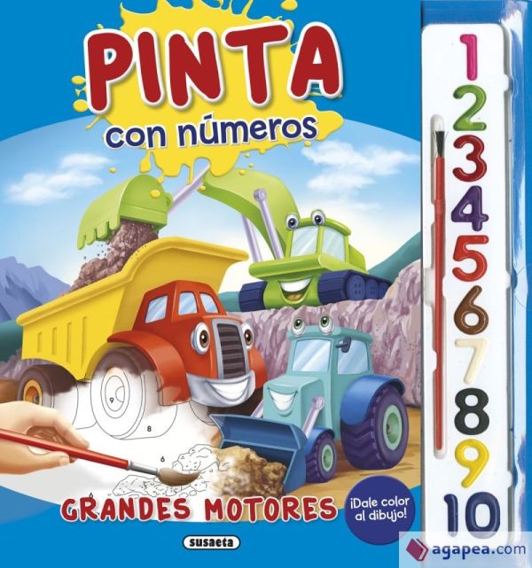 PINTA CON NUMEROS GRANDES MOTORES