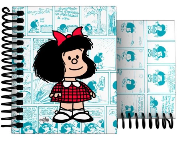 CUADERNO A7 MAFALDA 23 VIÑETAS